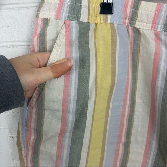 L.L.Bean Plus Size Women's Lakewashed Dock Shorts, Mid-Rise Stripe Size 20W - Picture 9 of 12